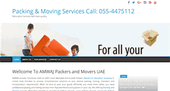 Desktop Screenshot of amwajmovers.com